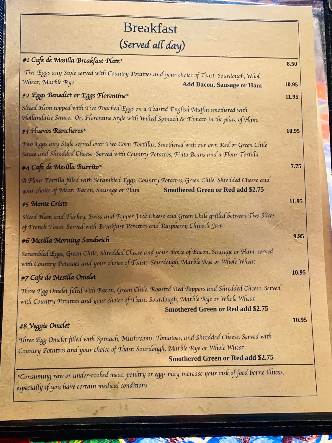 Menu 2