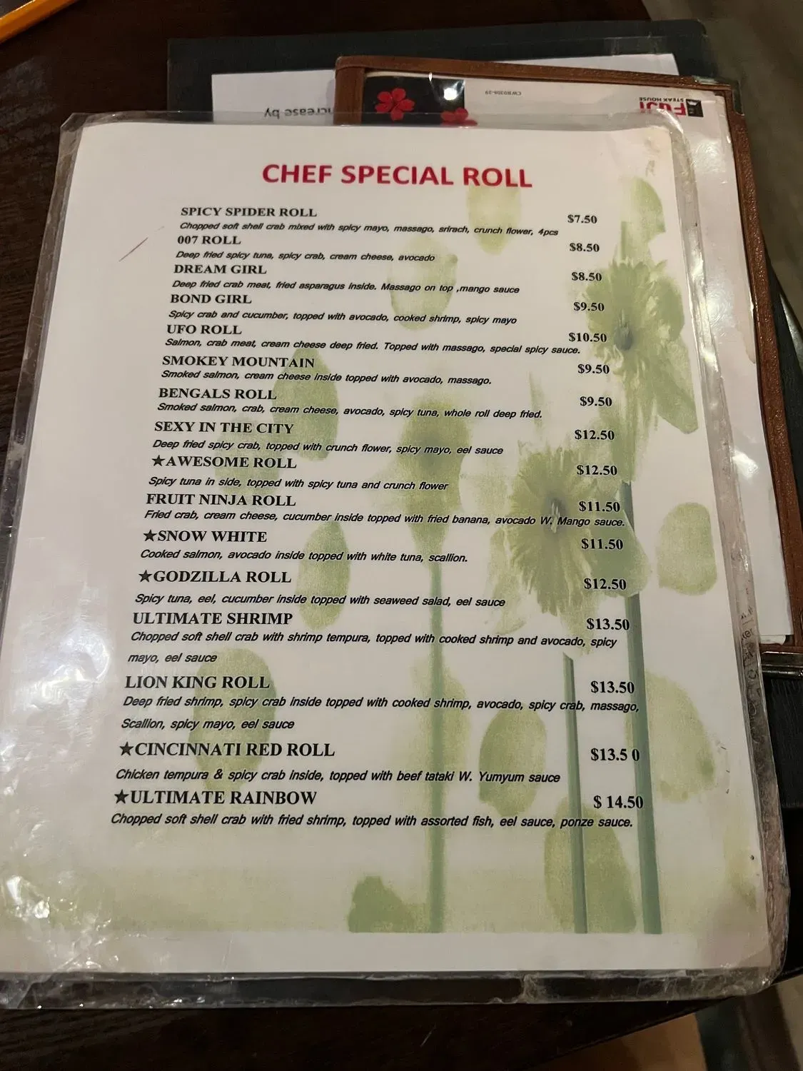 Menu 3