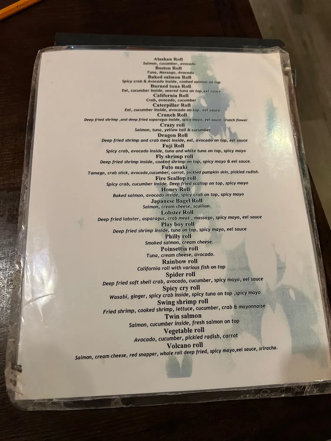 Menu 4