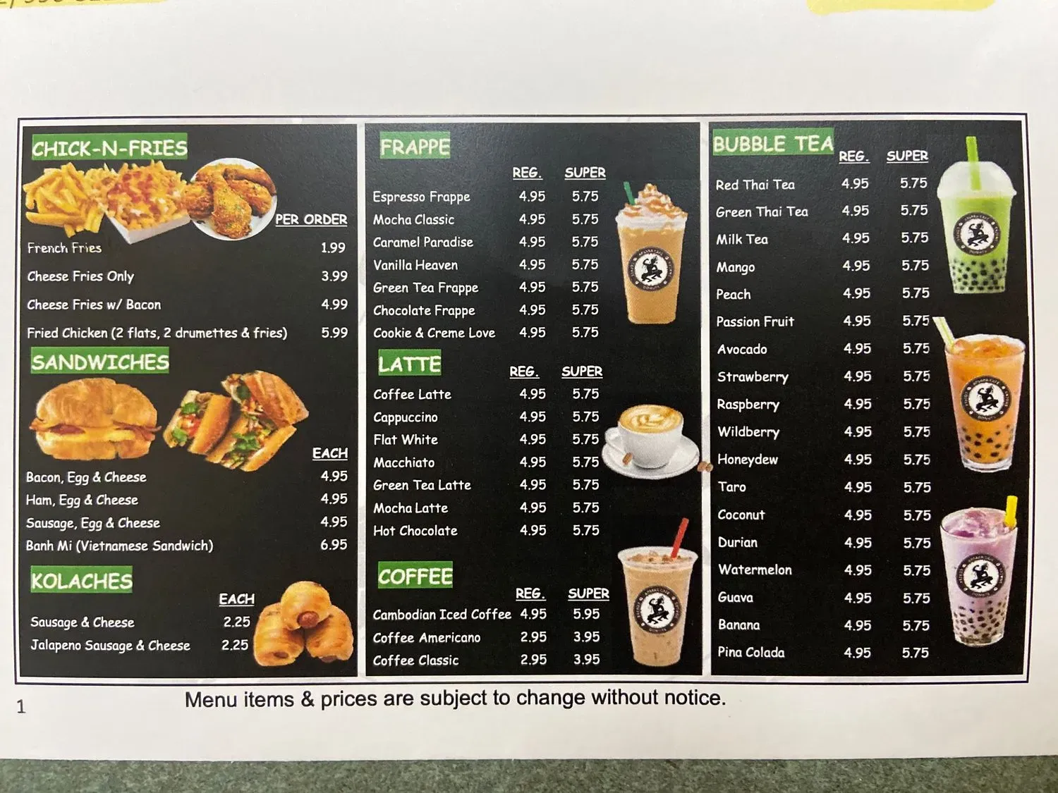 Menu 3