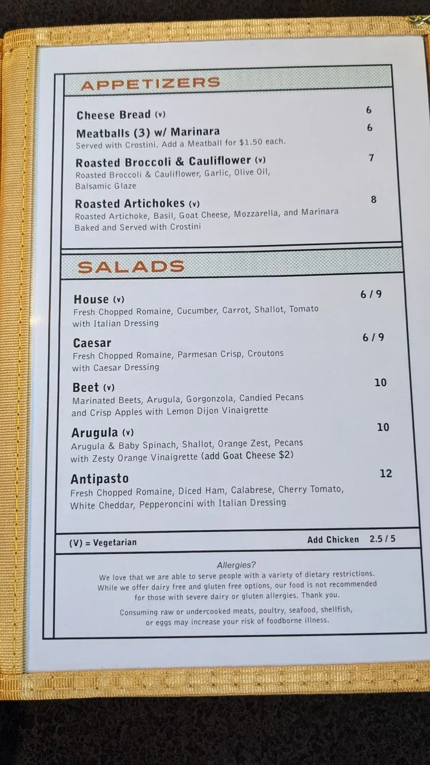 Menu 6