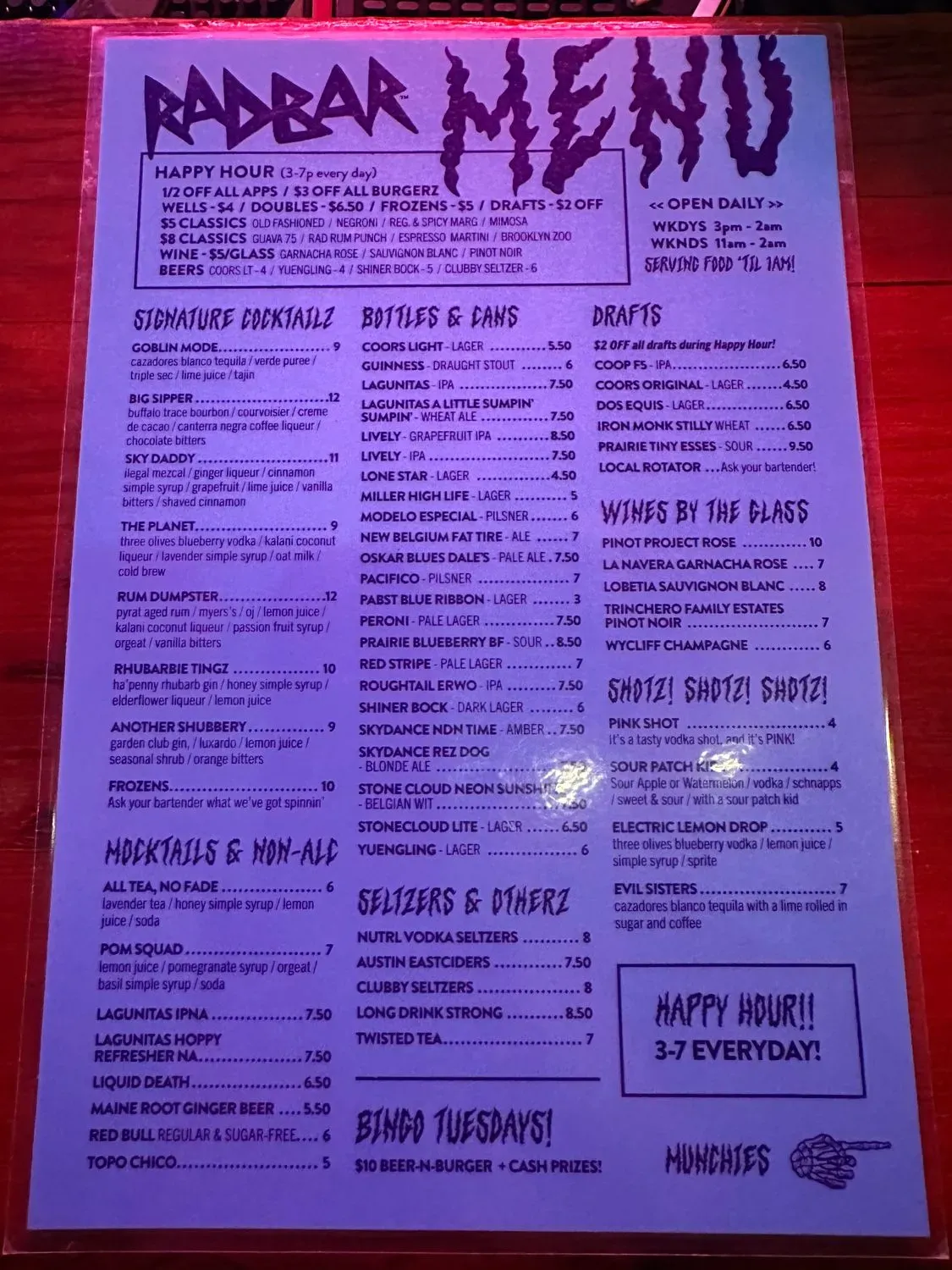 Menu 3