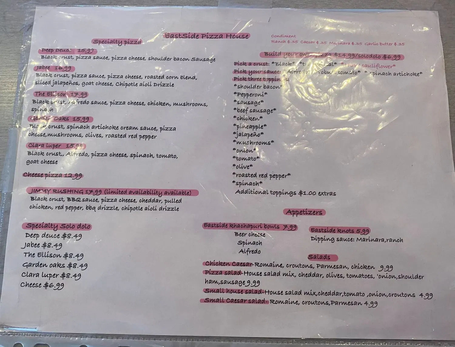 Menu 3