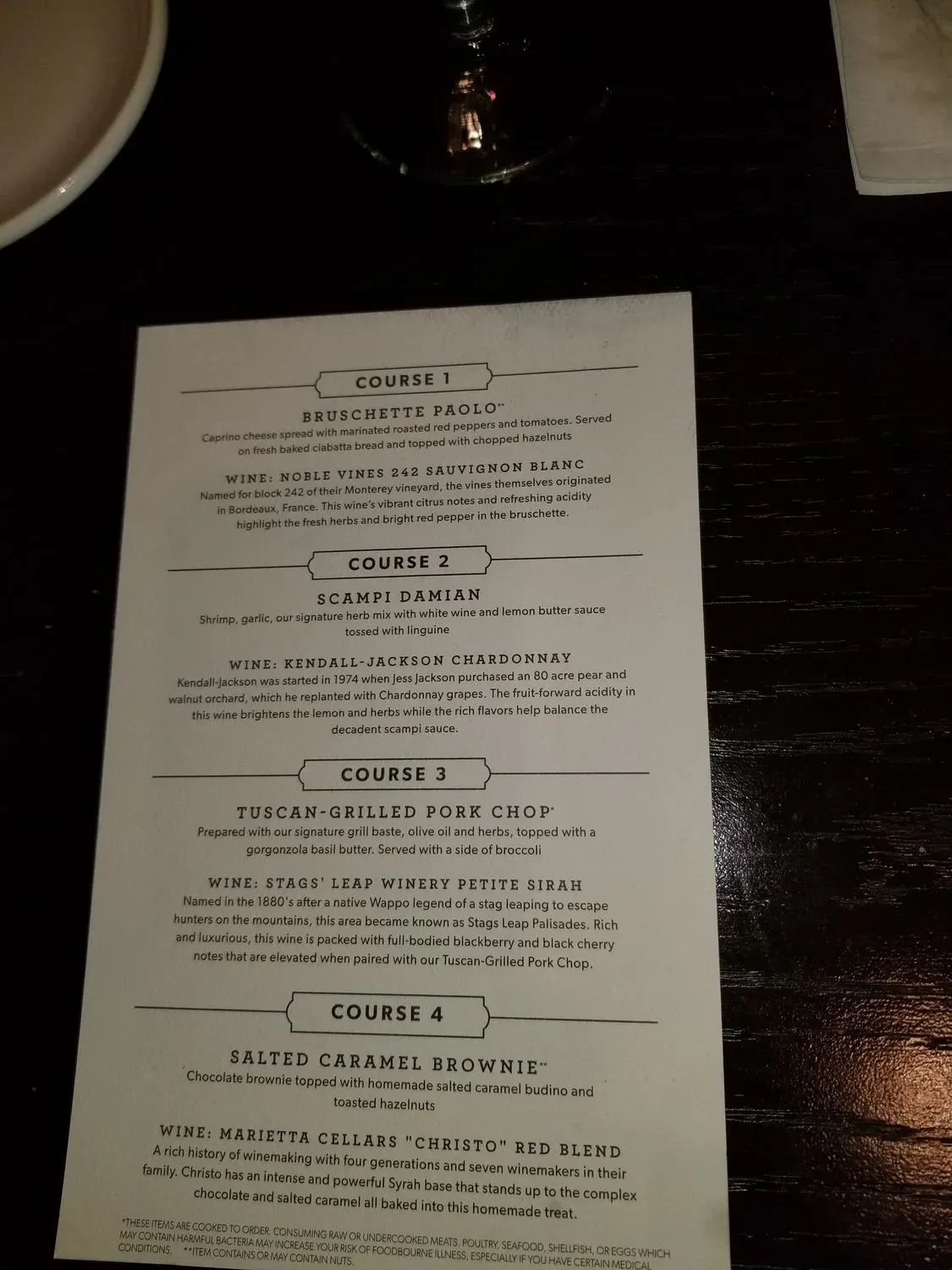 Menu 4