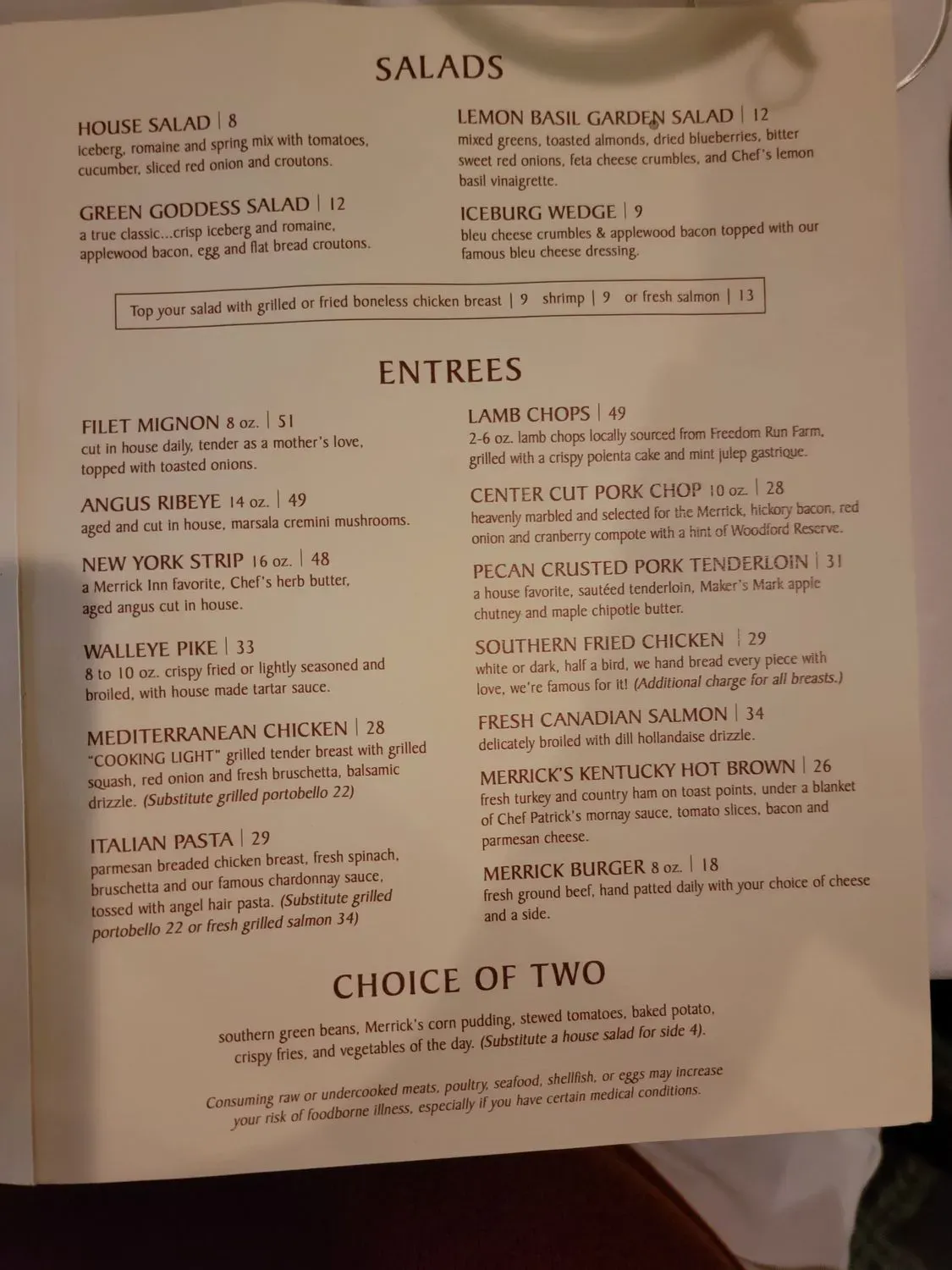 Menu 3