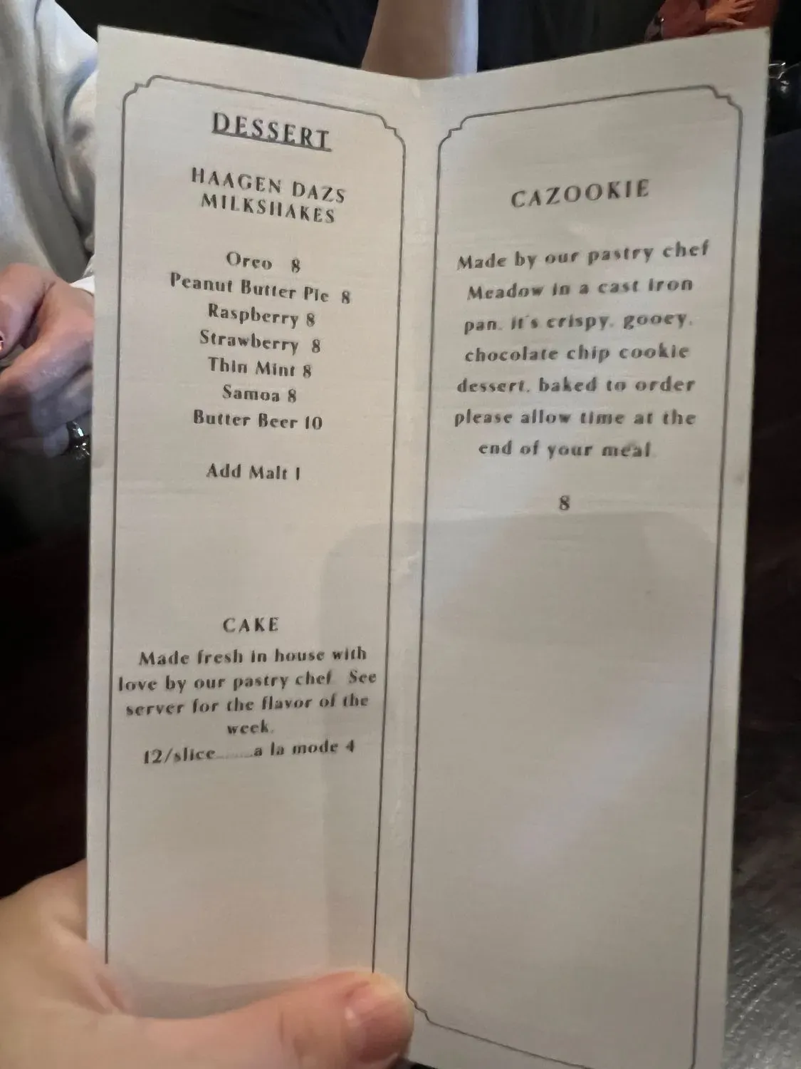 Menu 5