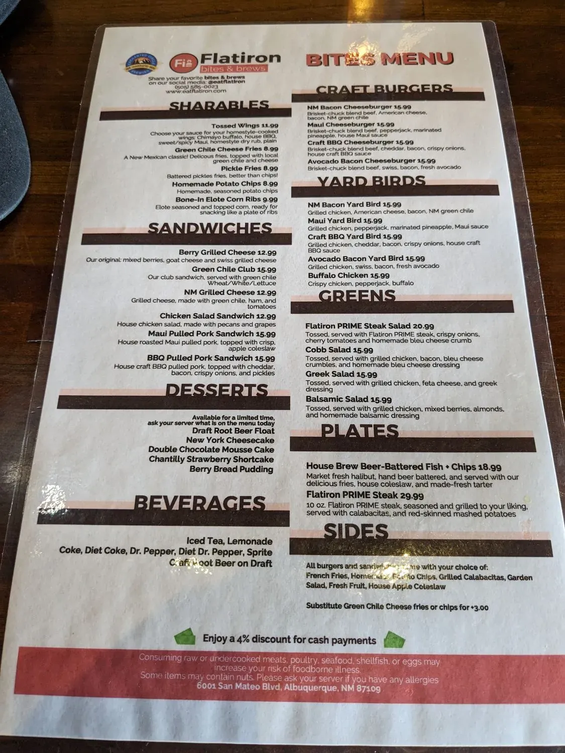 Menu 4