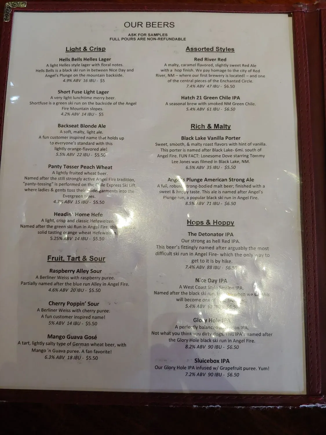 Menu 6