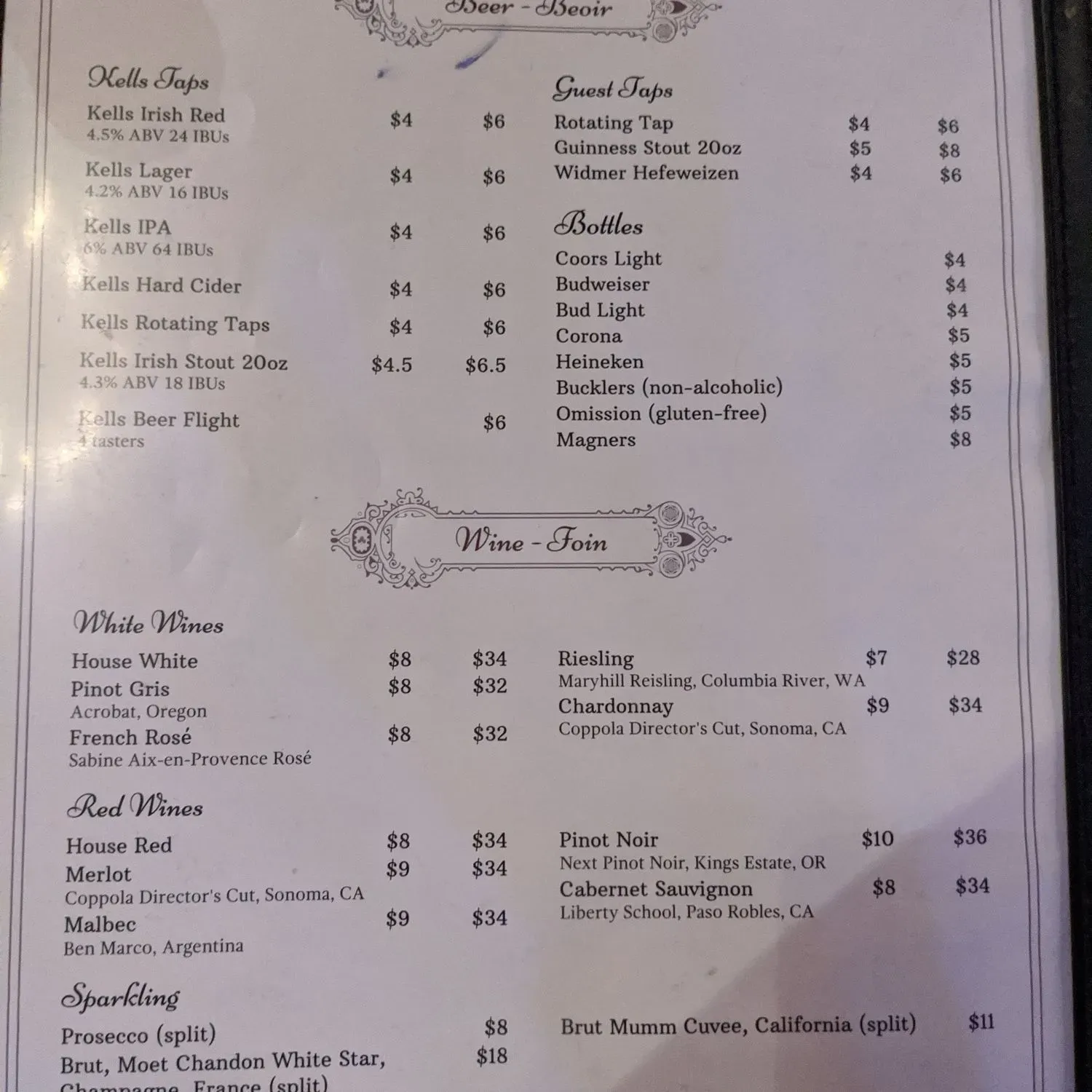 Menu 2