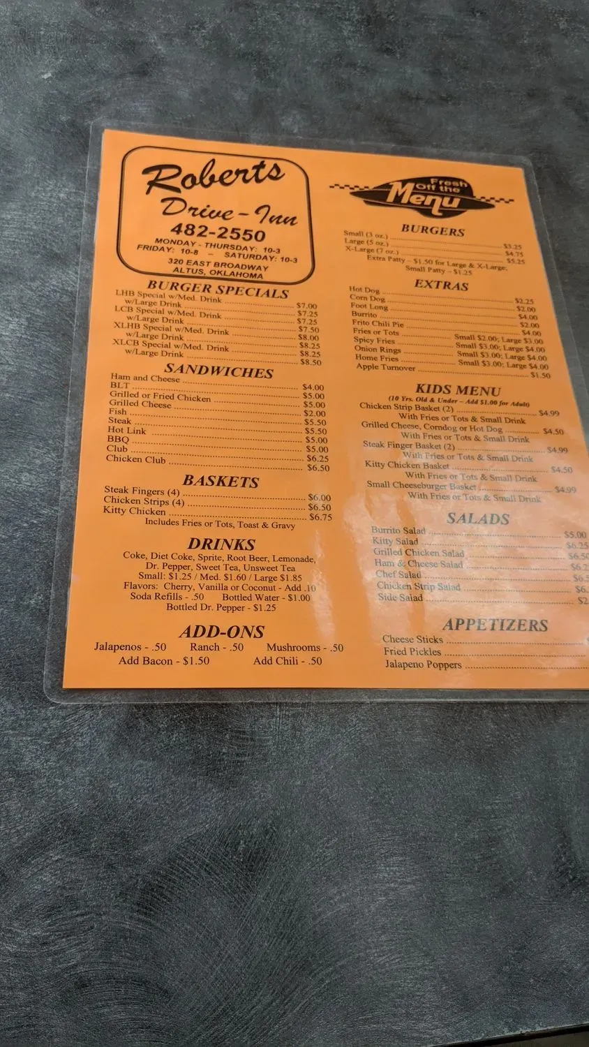 Menu 4