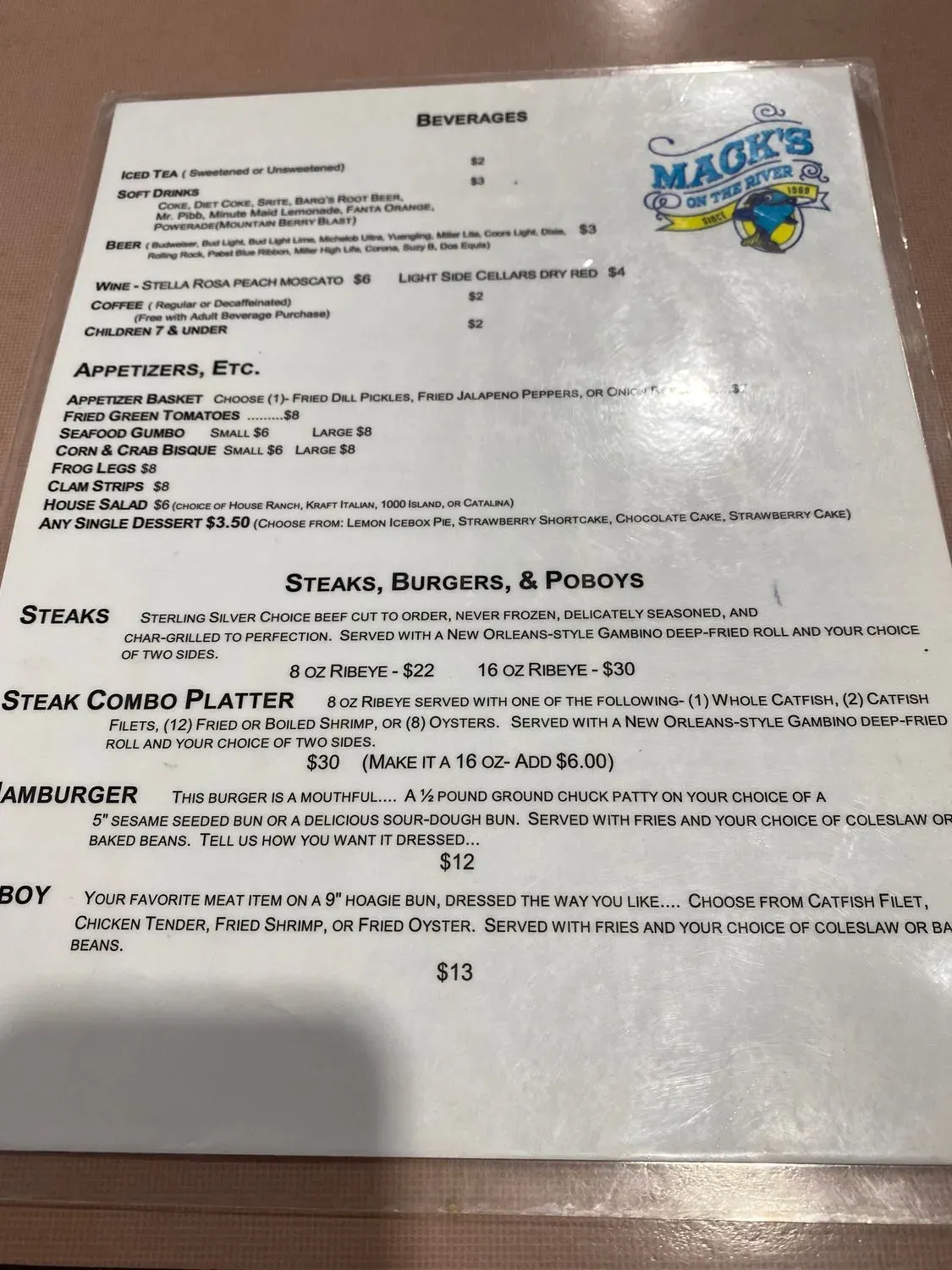 Menu 5