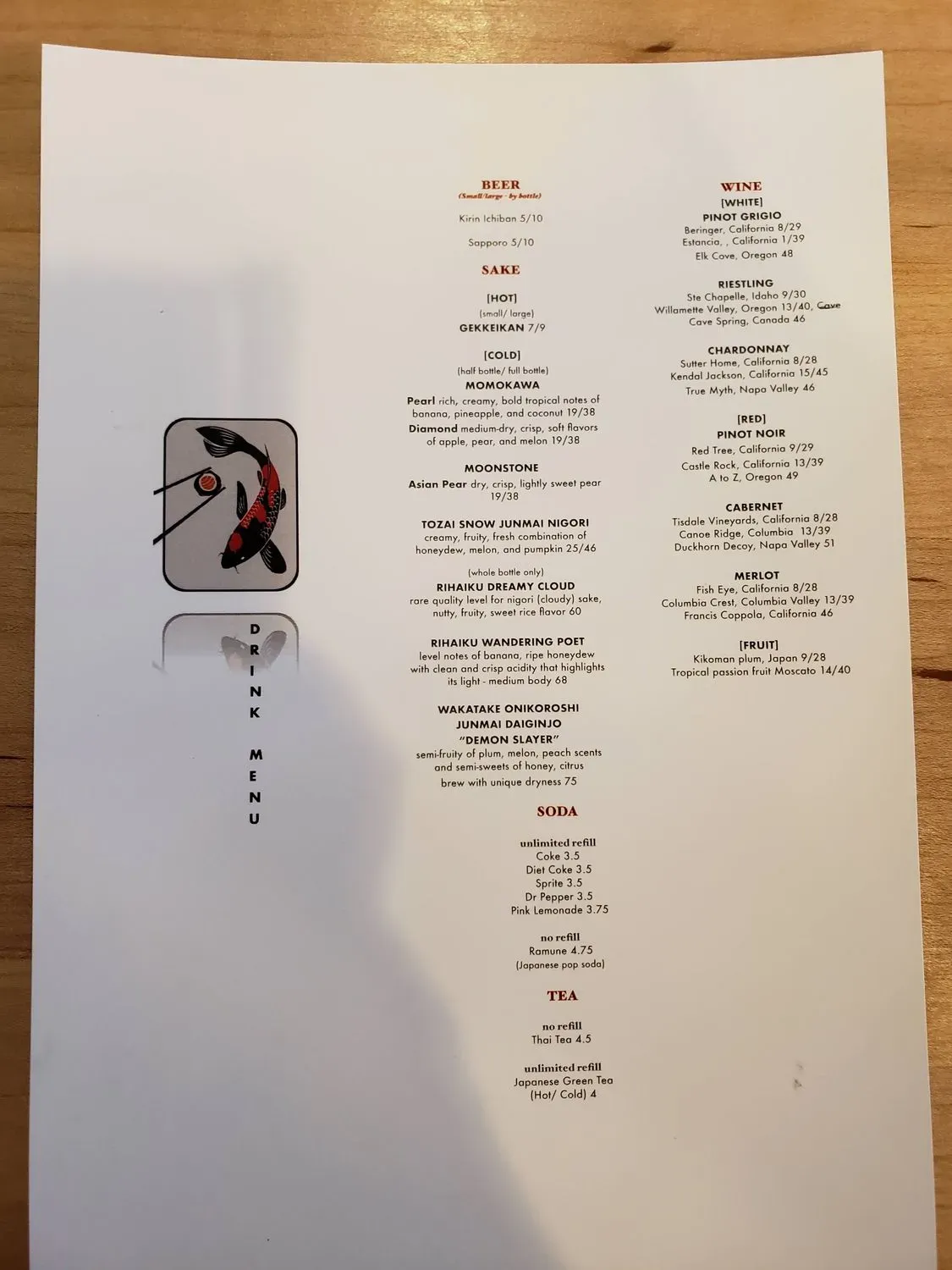 Menu 2