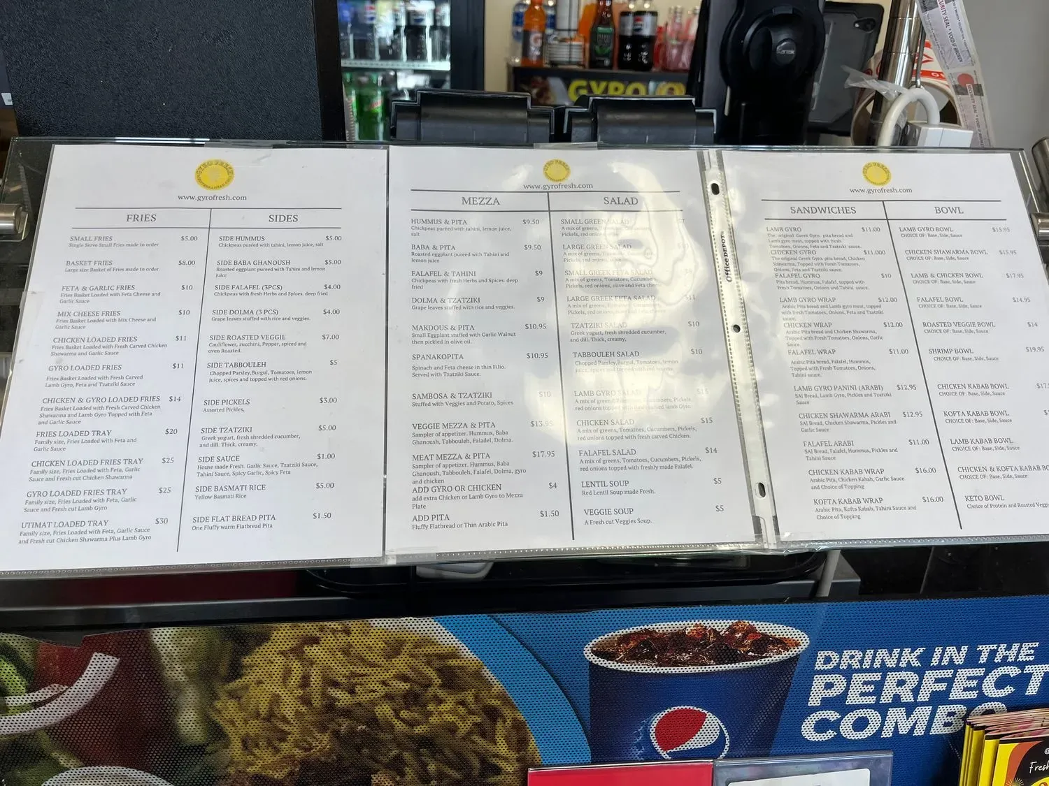 Menu 5