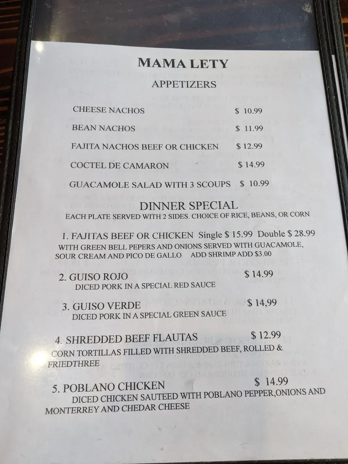 Menu 2