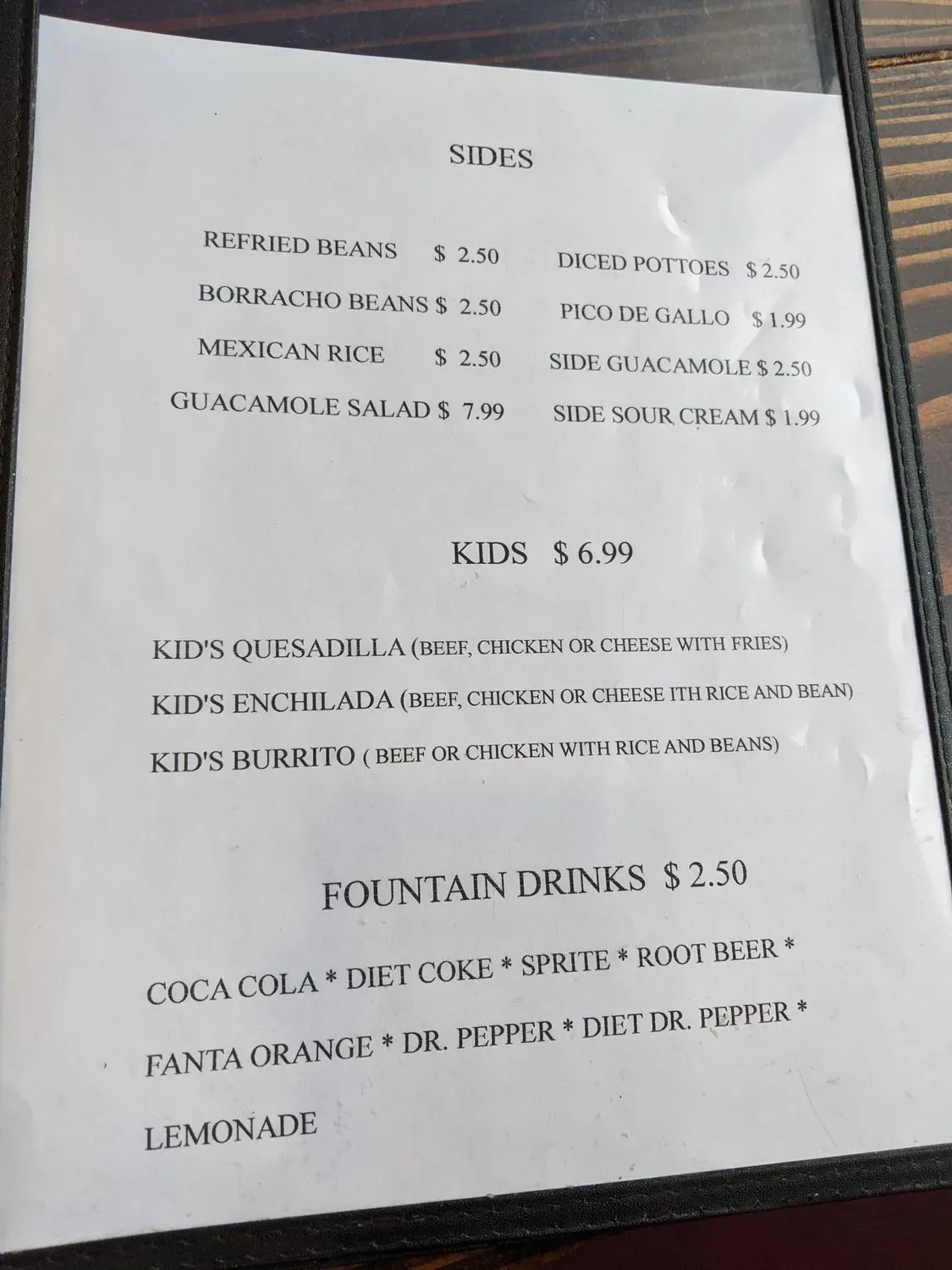 Menu 4