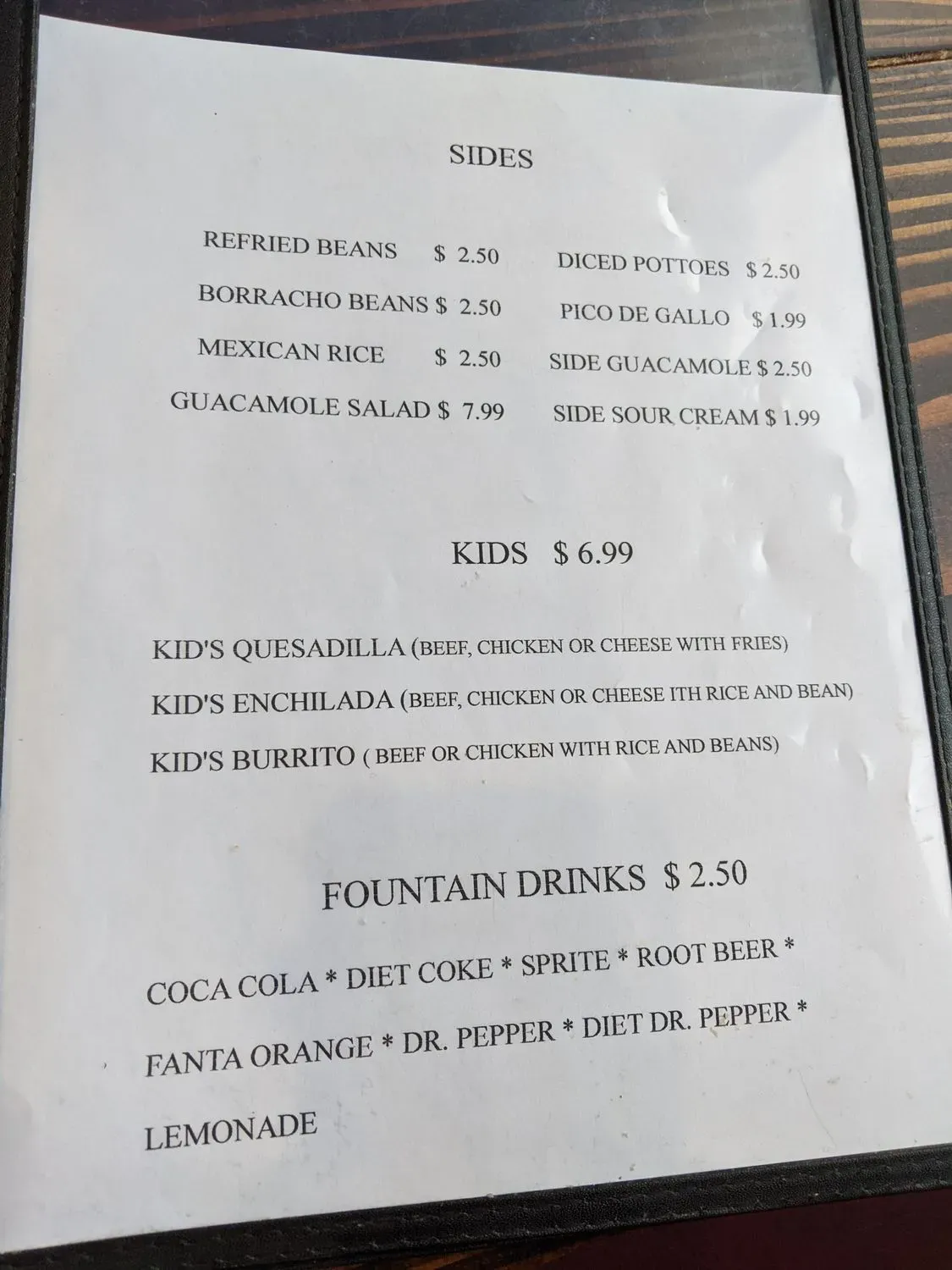 Menu 4