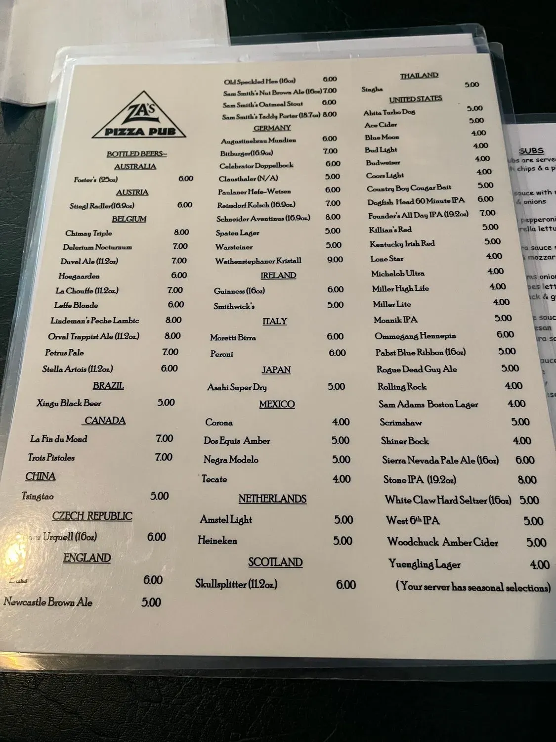 Menu 3