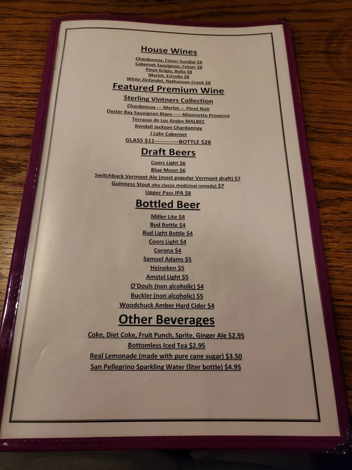 Menu 2