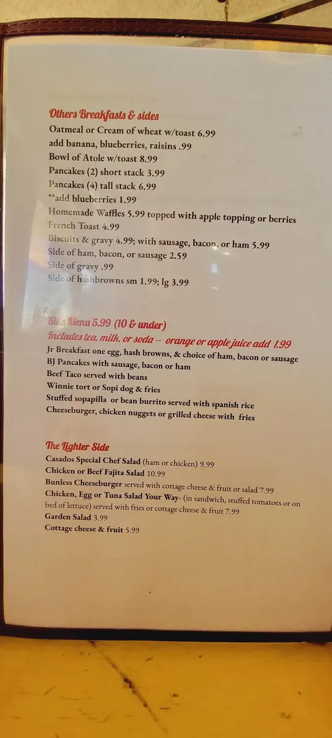 Menu 4