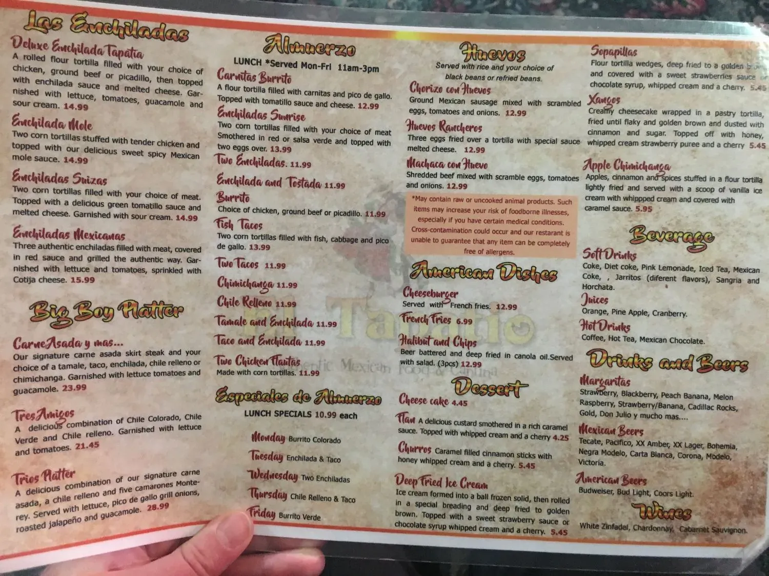 Menu 6