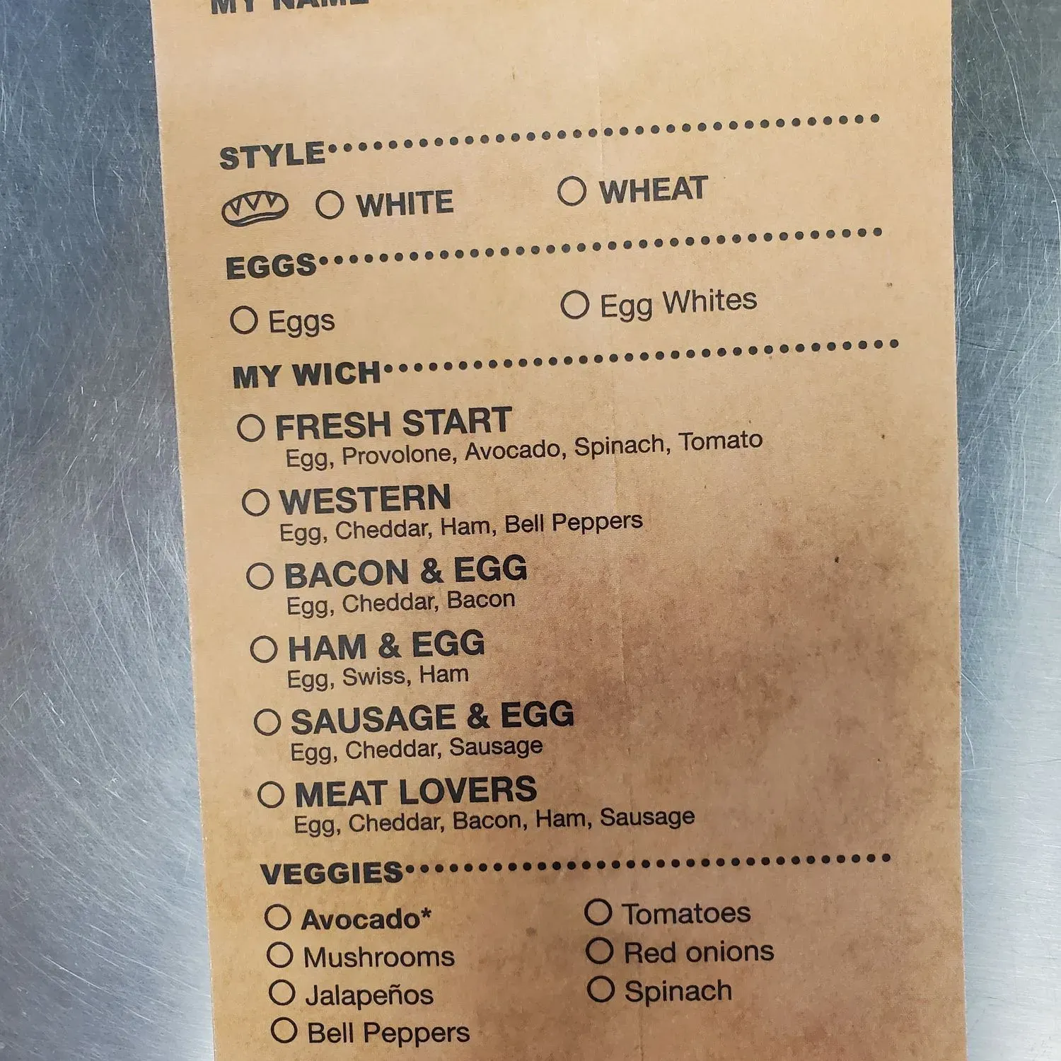 Menu 3