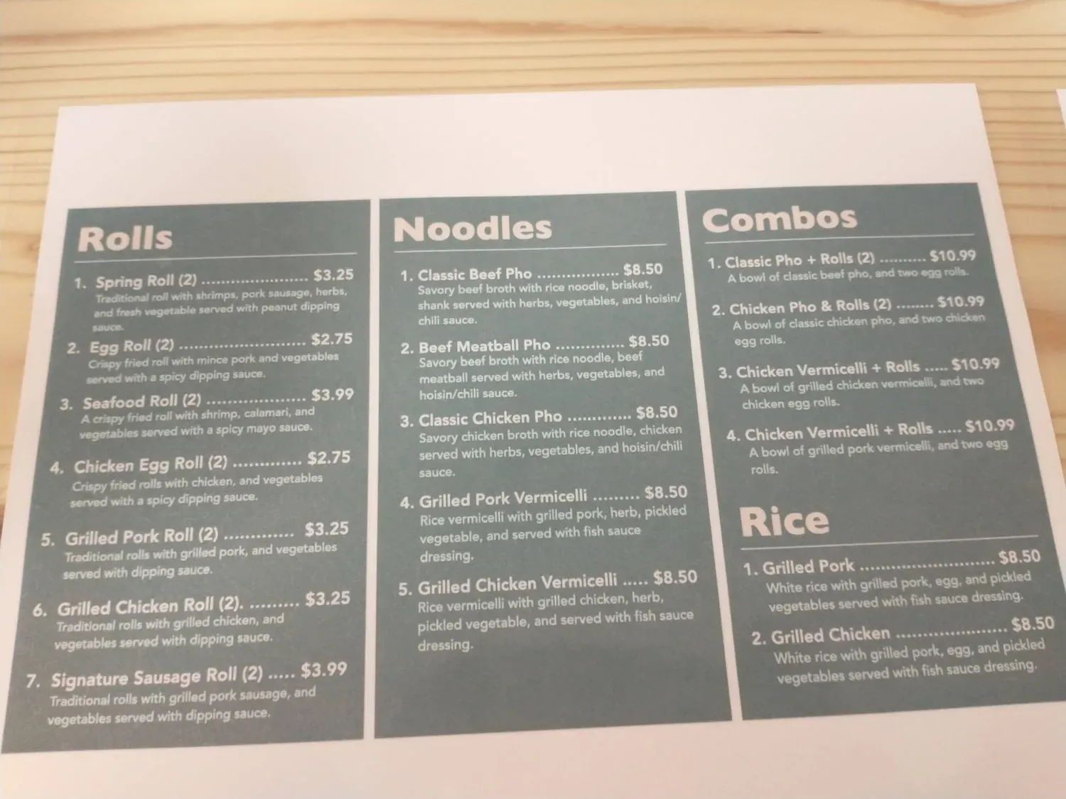 Menu 6