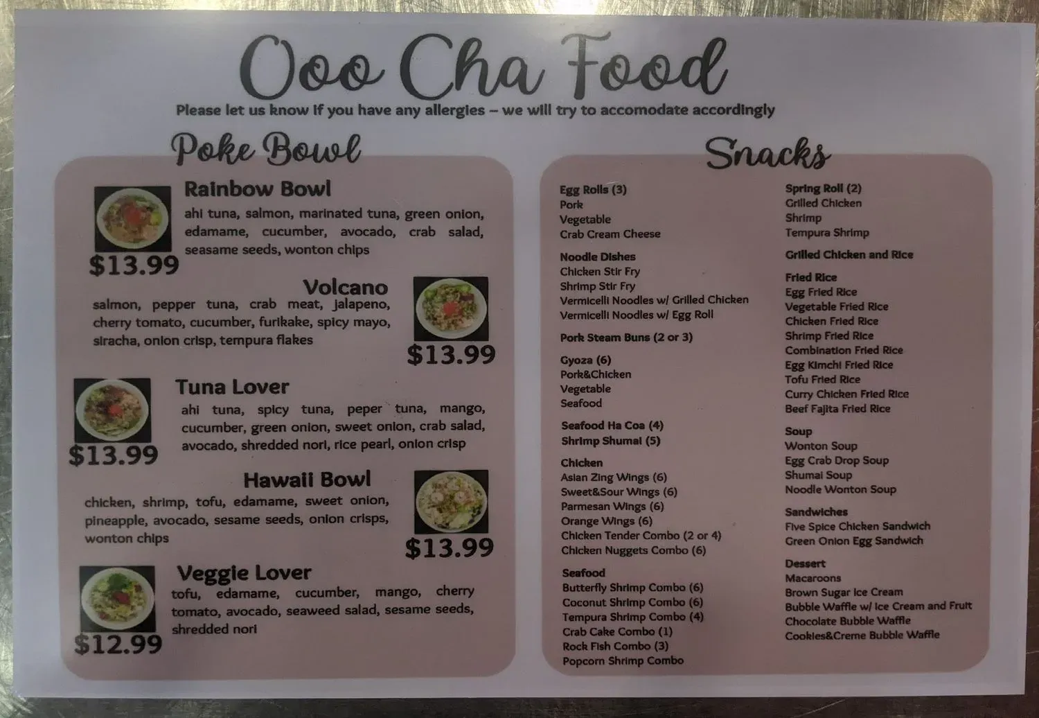 Menu 6