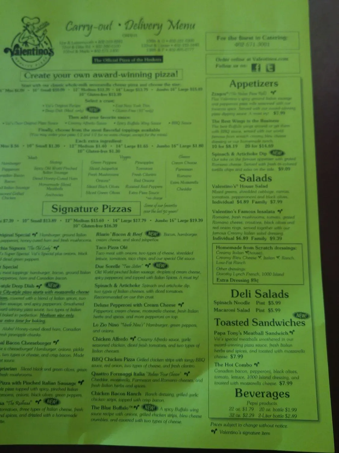 Menu 6