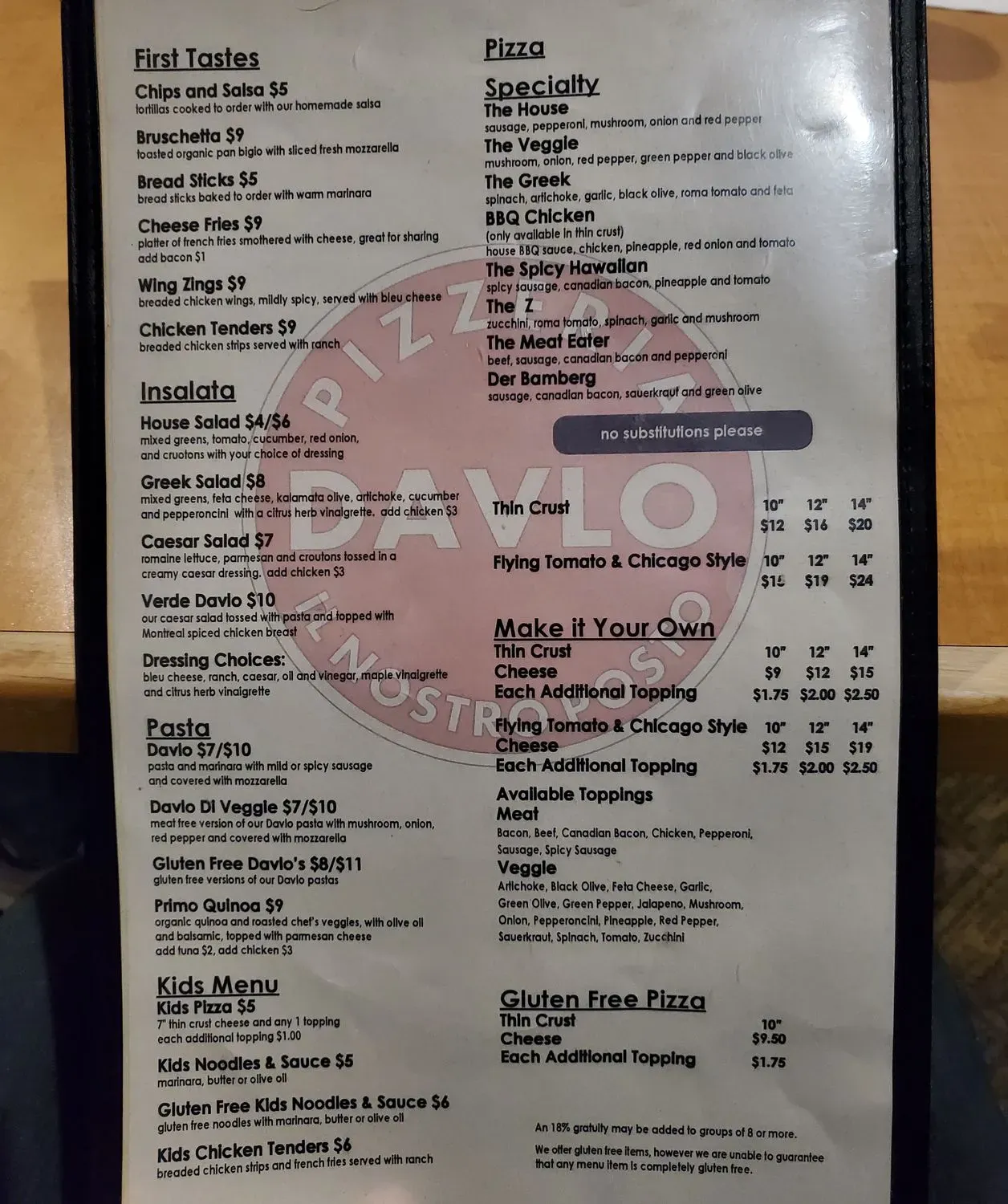 Menu 2