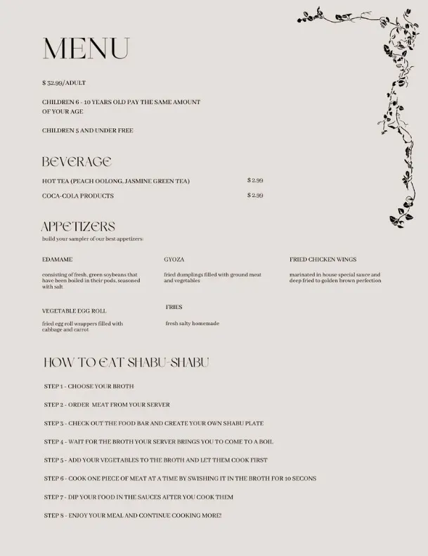 Menu 3