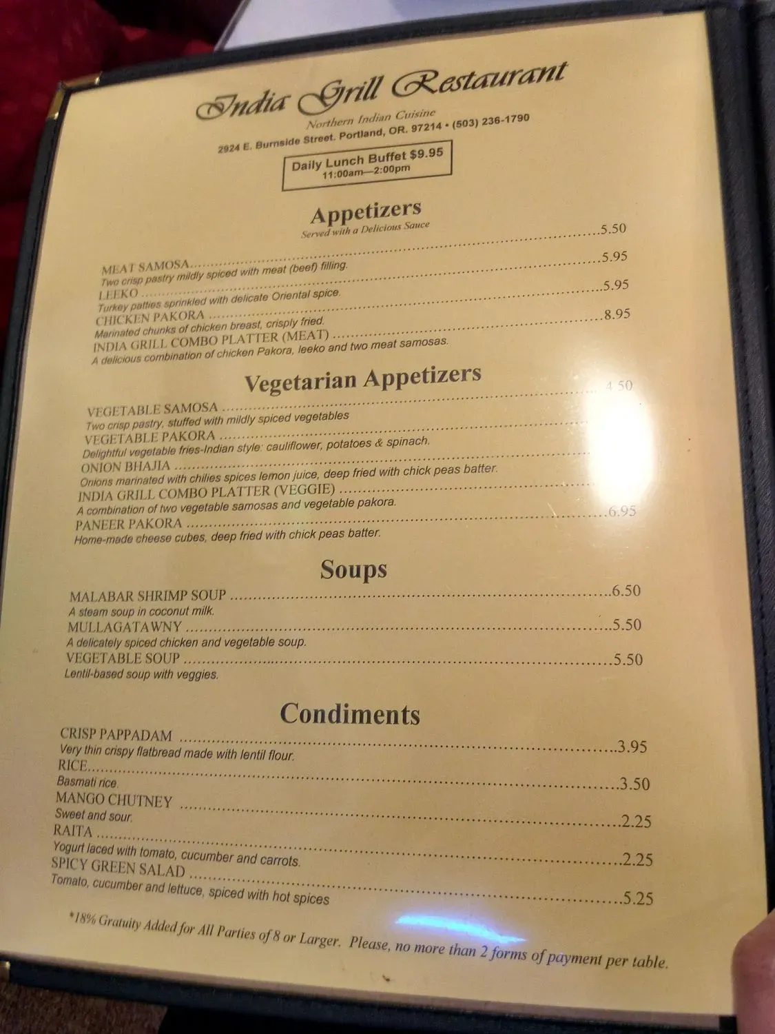 Menu 3