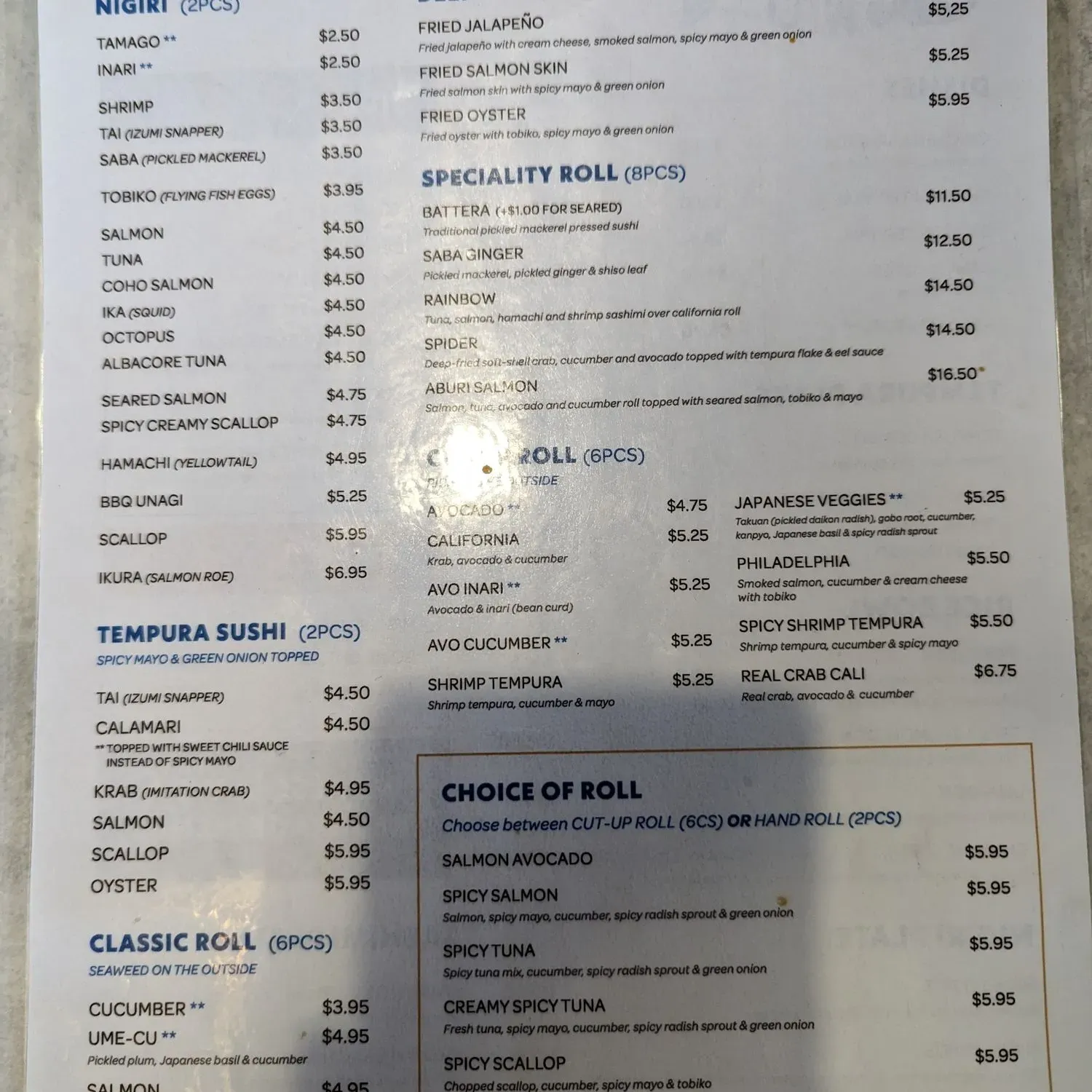 Menu 3