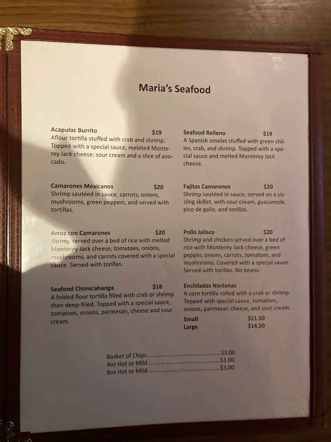 Menu 6