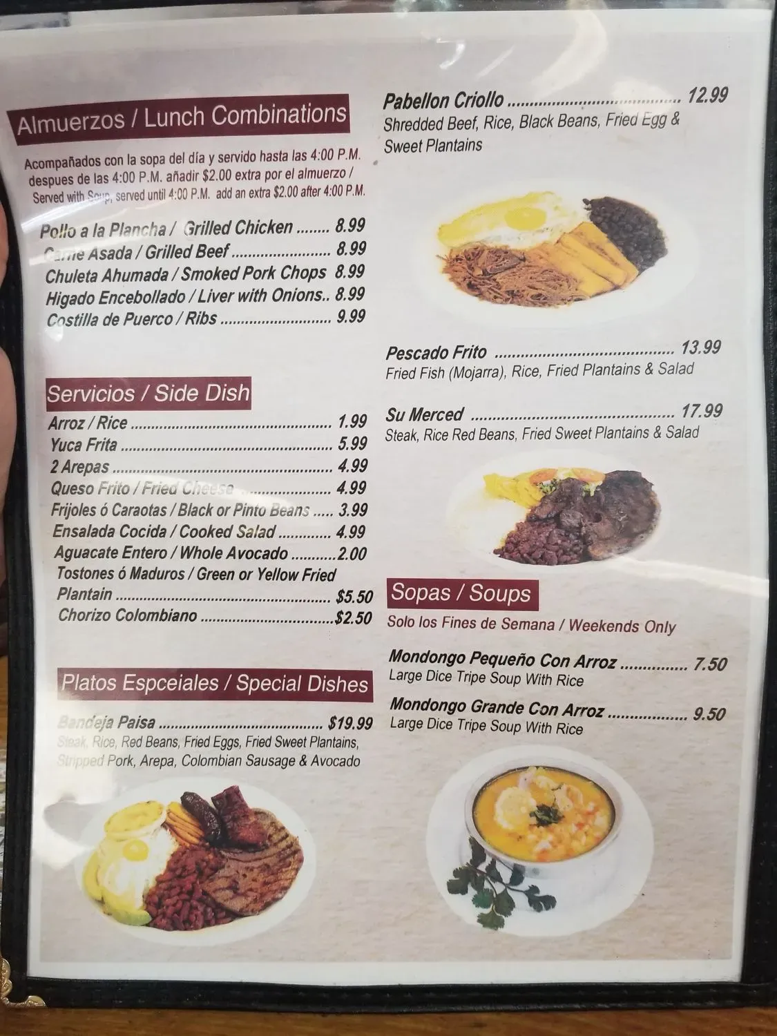 Menu 3