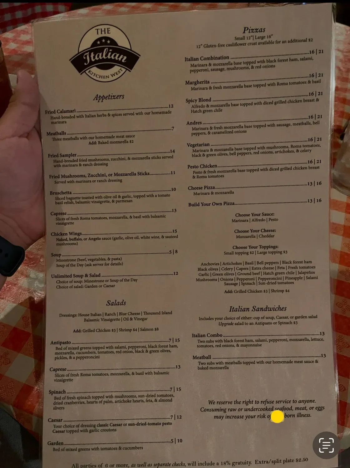 Menu 3