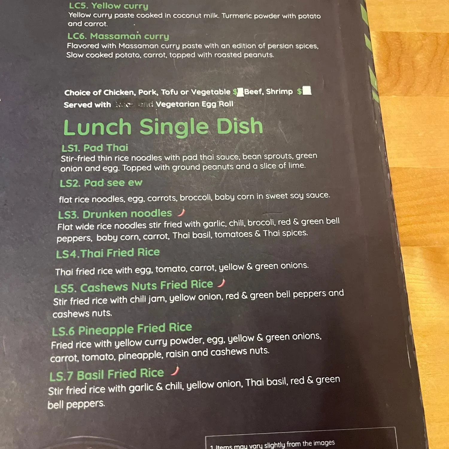 Thai Better State Street Menu - Updated October 2025