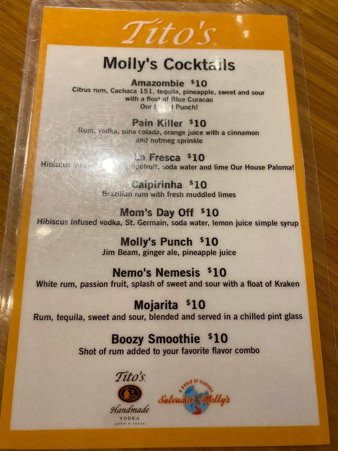 Menu 6