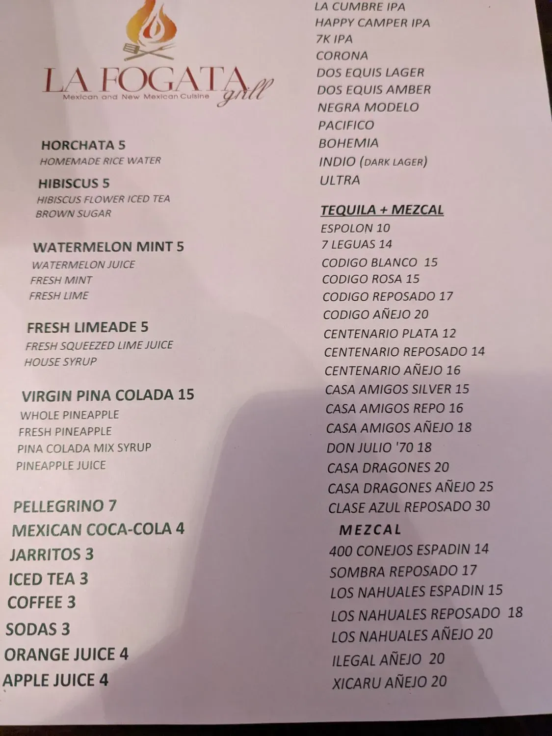 Menu 2