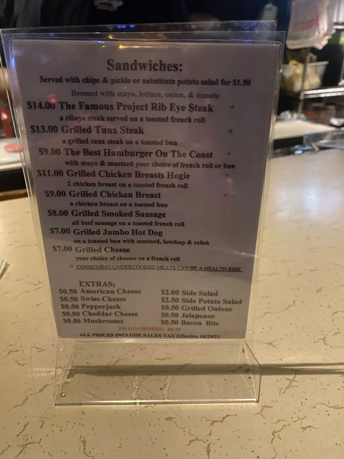Menu 6