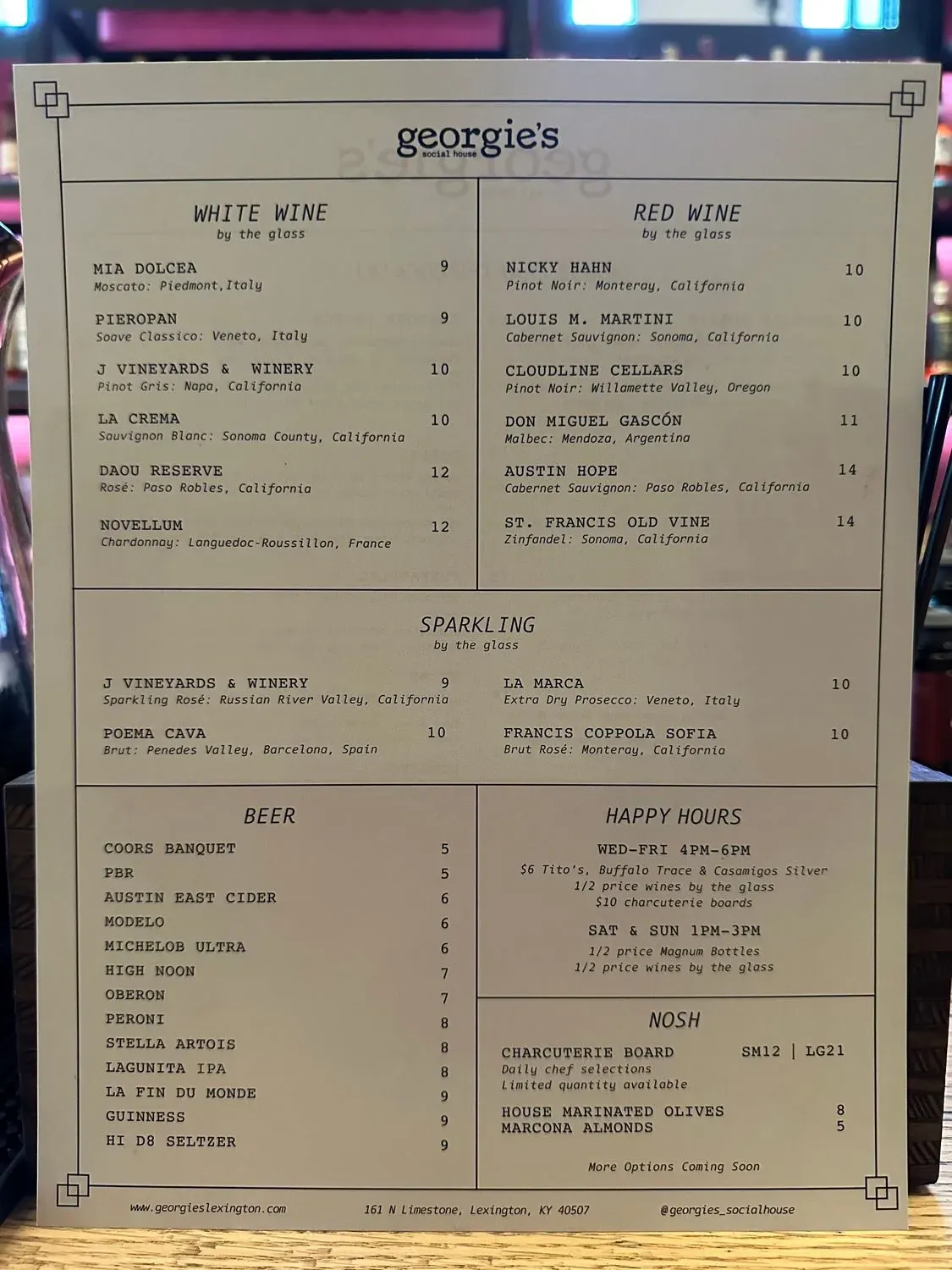 Menu 5