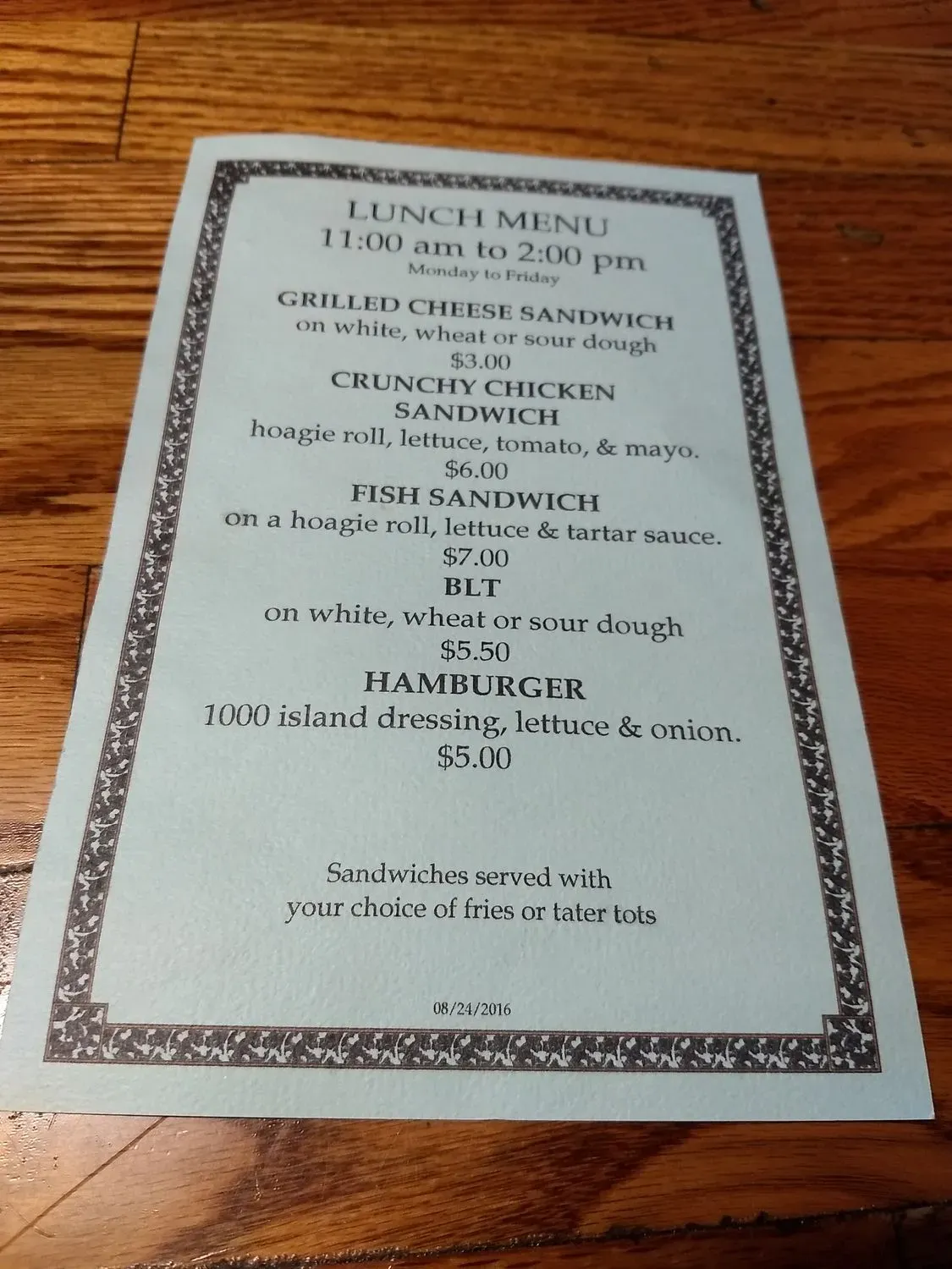 Menu 4