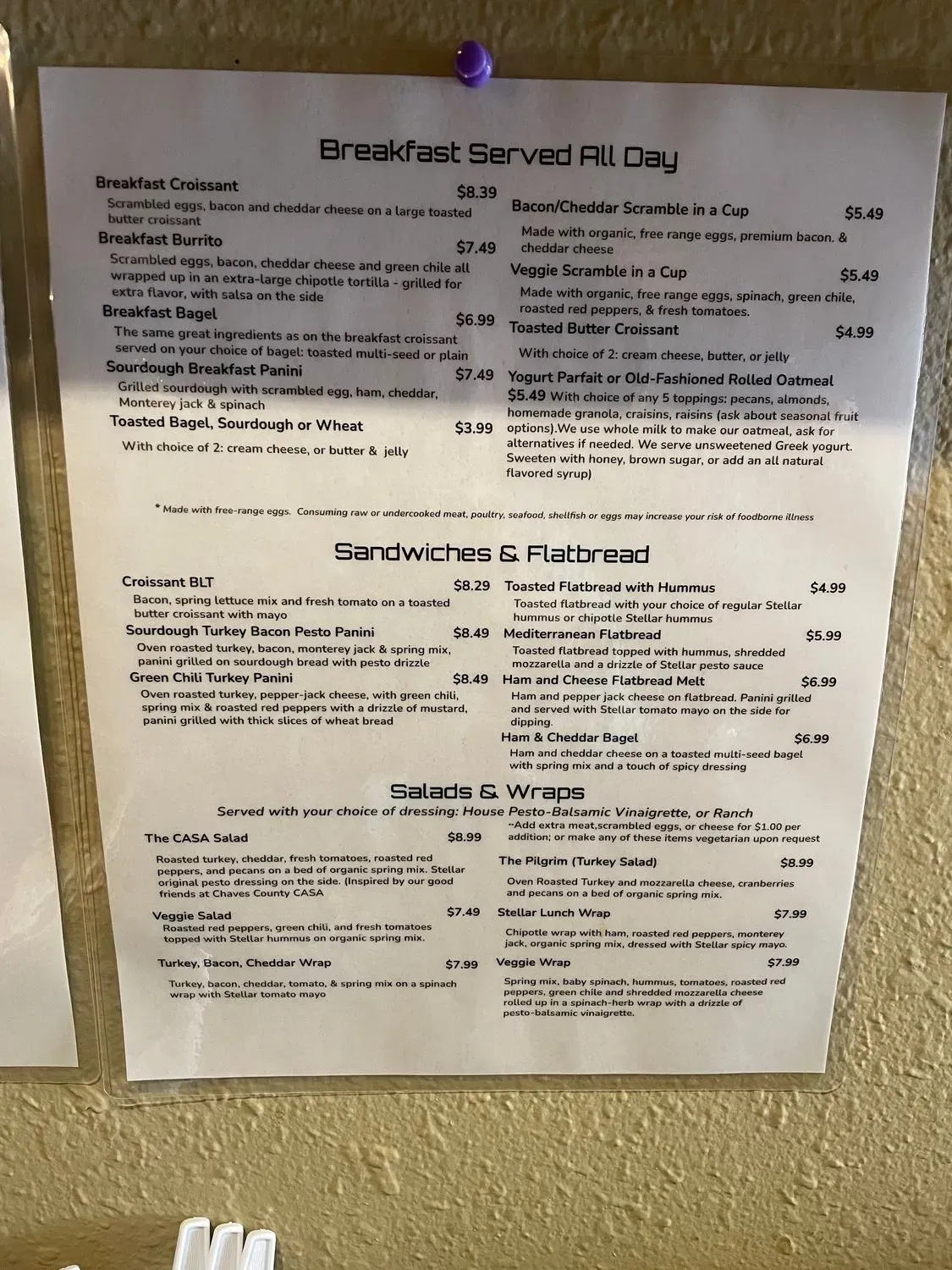 Menu 4