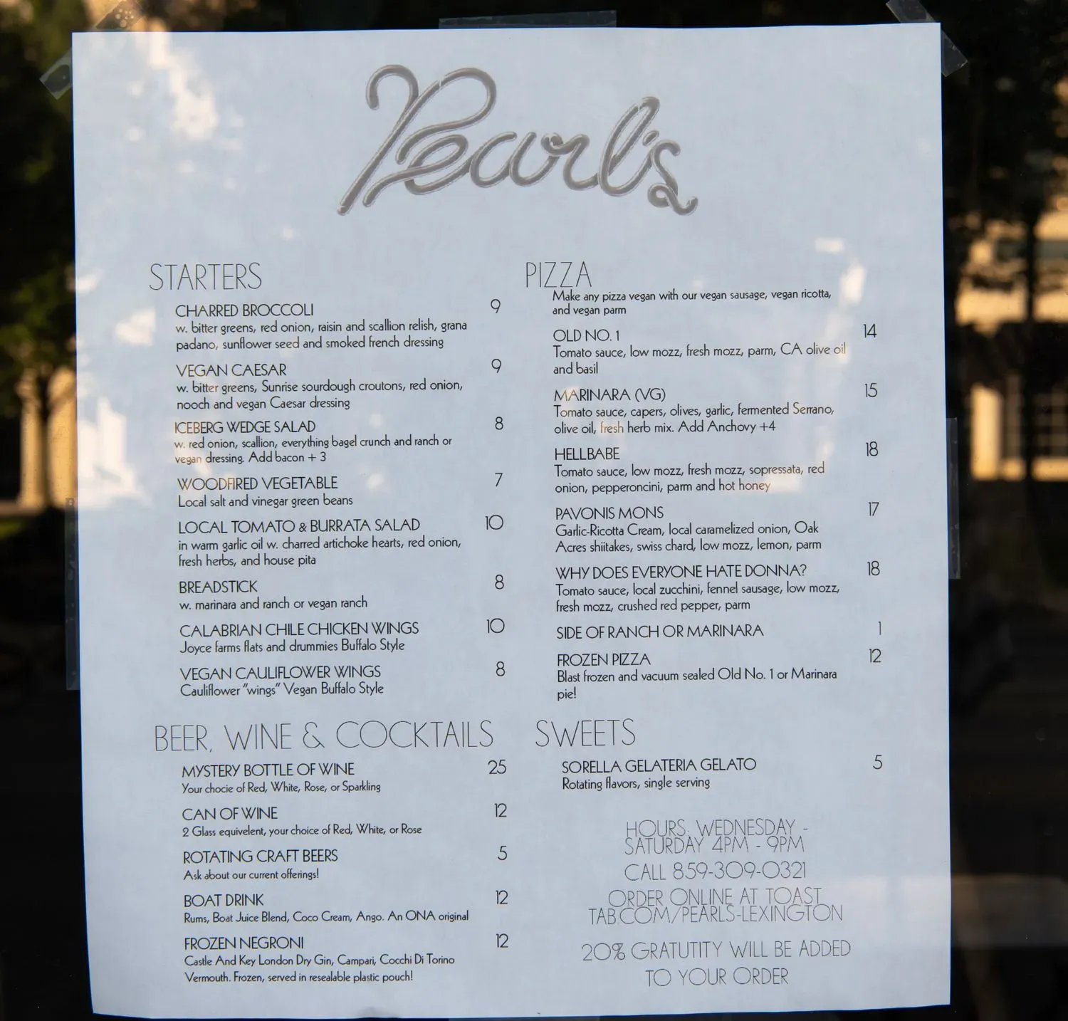 Menu 4