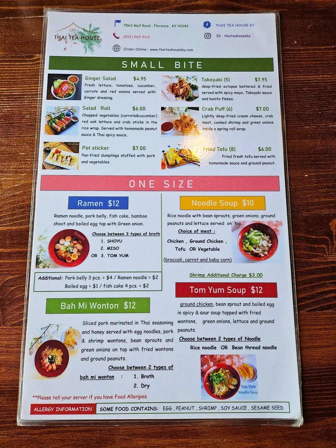 Menu 5