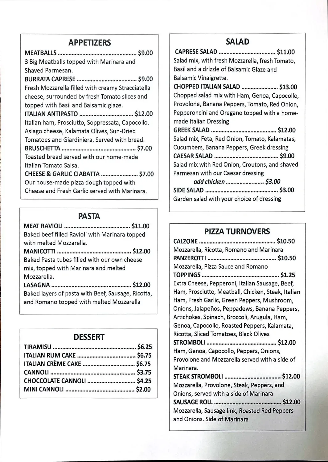 Menu 6