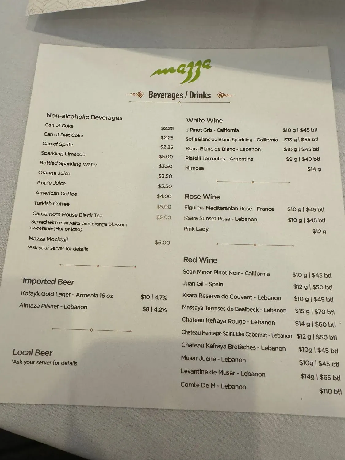 Menu 3