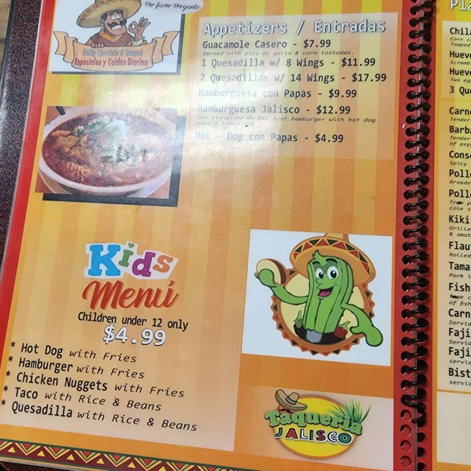 Menu 6