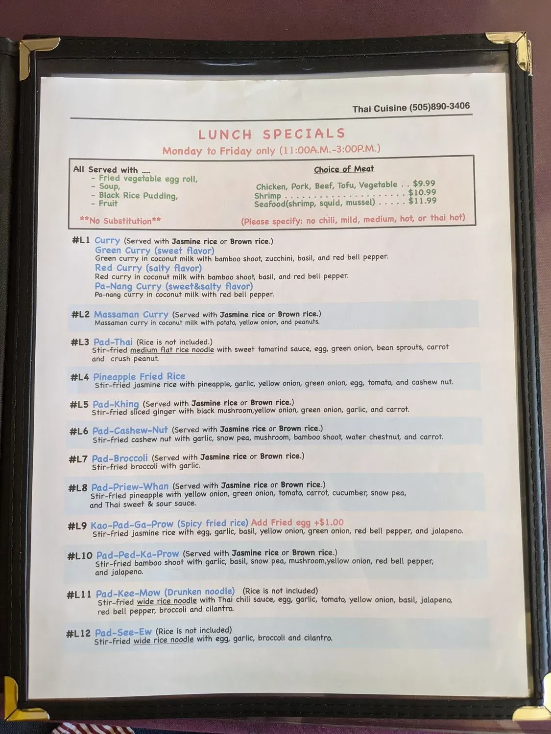 Menu 4