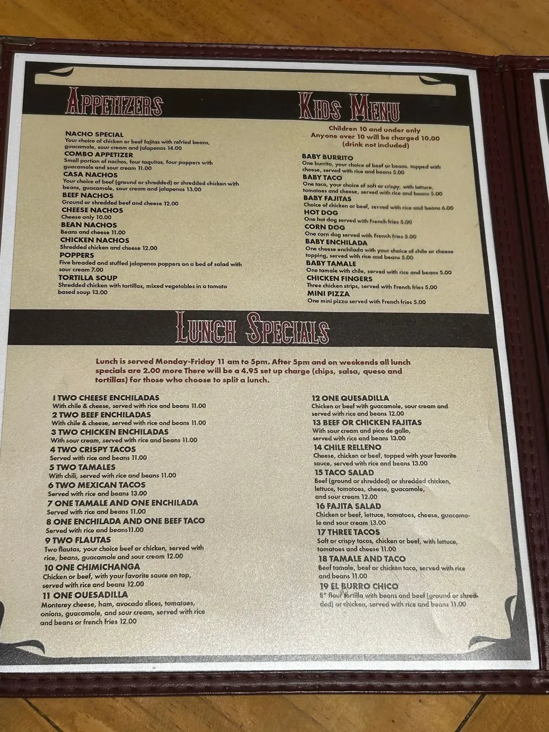 Menu 2