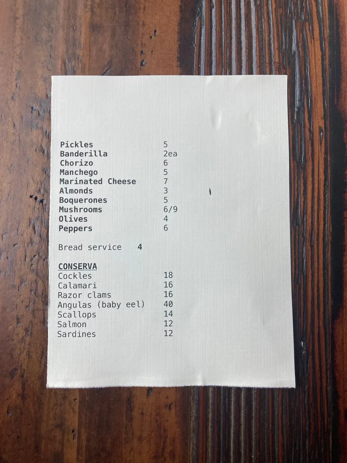 Menu 3